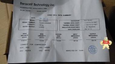美国传力BSH-100kgSS称重传感器【广州★兰瑟电子】Transcell华南区 BSH-100kgSS,BSH-100kgSS称重传感器,美国transcell