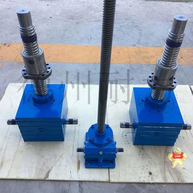 SJA0.5吨螺旋丝杆升降机四台联动 SJA螺旋升降机,螺旋丝杆升降机,丝杆升降机,蜗轮丝杆升降机,多台联动升降机