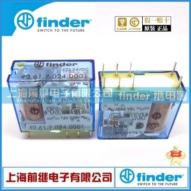 finder 芬德继电器 40.61S 24VDC 40.61.7.024.0001 16A 继电器 40.61S,finder继电器,40.61.7.024.0001,40.61S 24VDC,芬德继电器