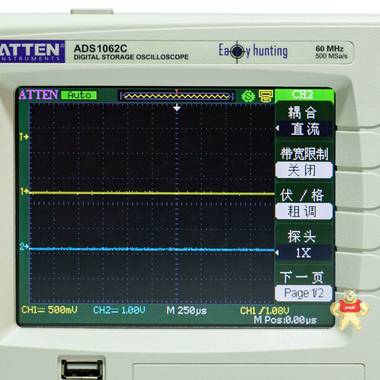 安泰信 ADS1062C 60M 彩色示波器 數(shù)字示波器,彩色示波器,ADS1062C