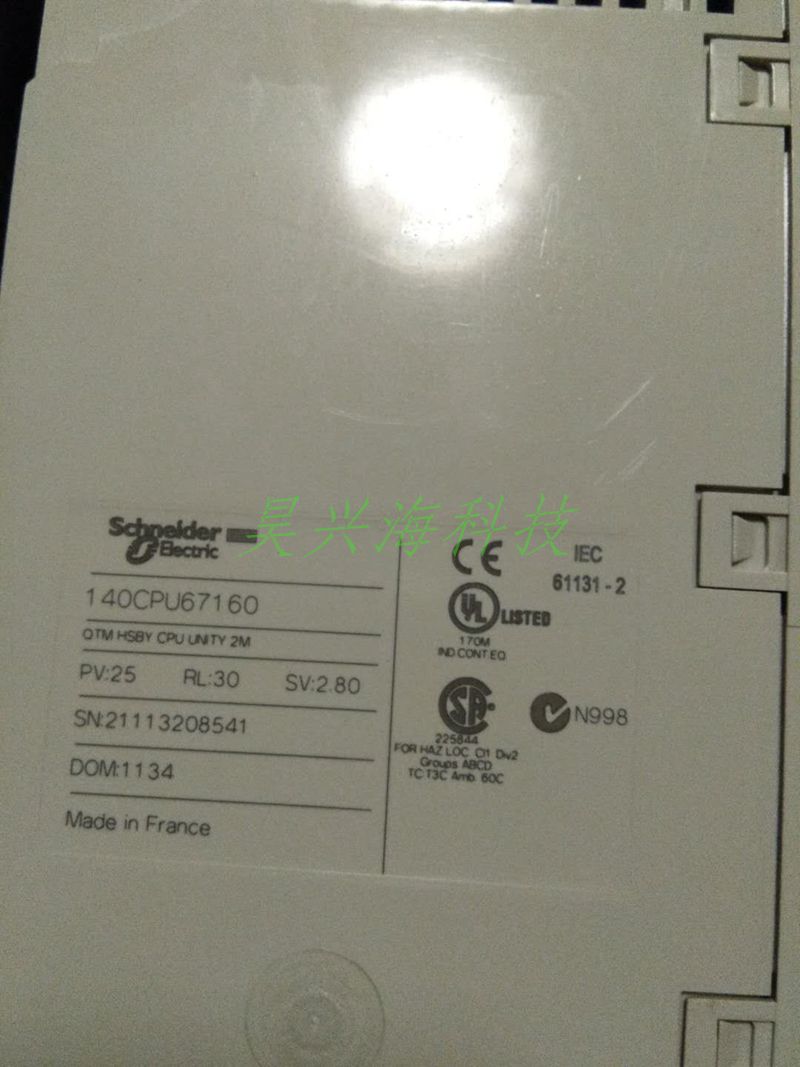 施耐德PLC 模块 140CPU67160 实物图片