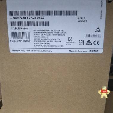 6GK7 342-5DA03-0XE0 西门子通信处理器,CP342-5,西门子PLC