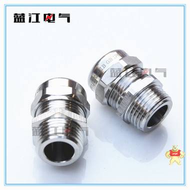 蓝江品牌 不锈钢防水接头 G1/2不锈钢格兰头 DN15管牙电缆固定头四分4分 G1/2不锈钢防爆电缆接头,DN15管牙防水接头,不锈钢电缆格兰头,4分不锈钢防水电缆接头,不锈钢电缆固定头