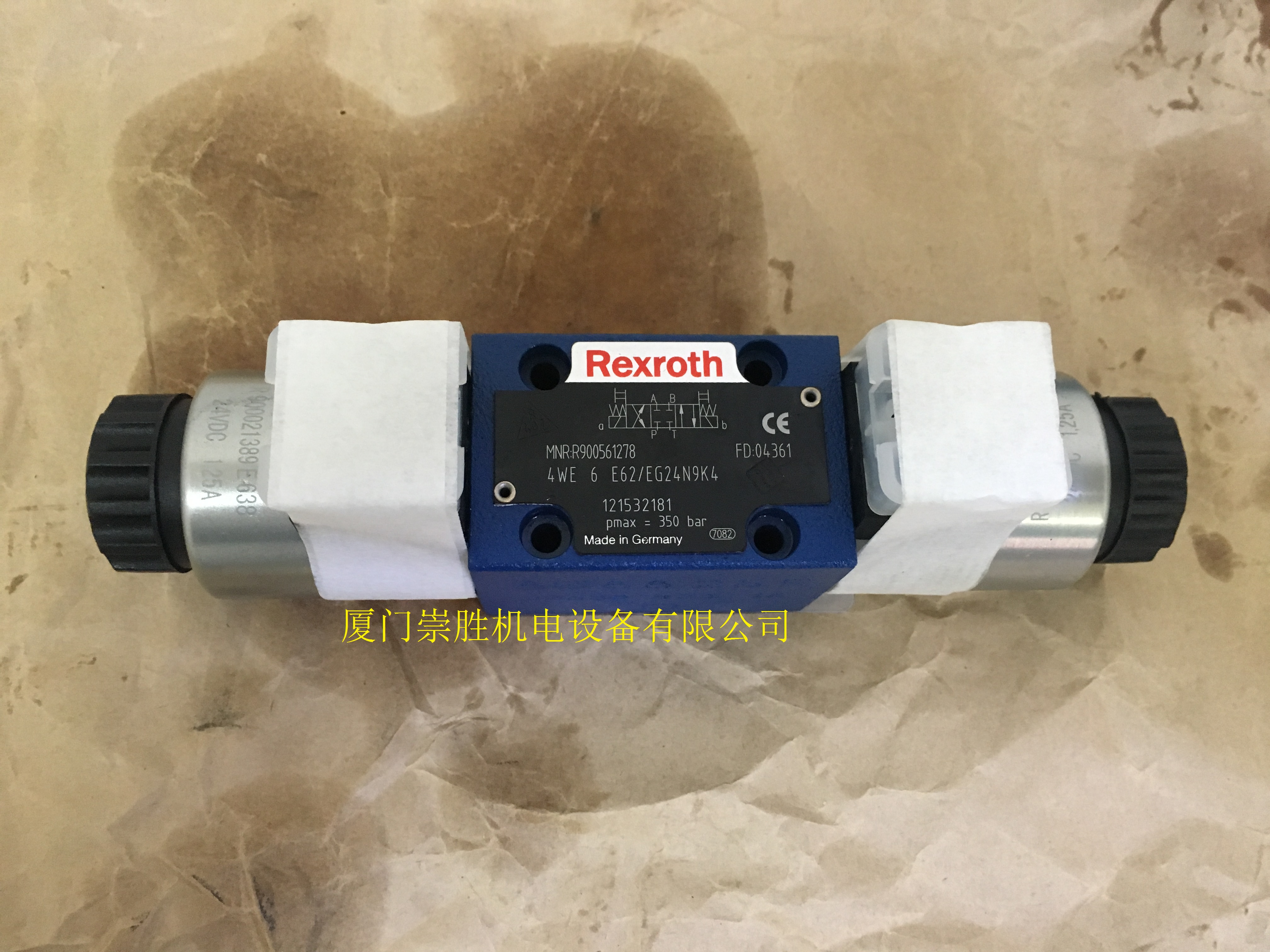 Rexroth德国力士乐4WE6J62/EG24N9K4电磁换向阀/液压阀