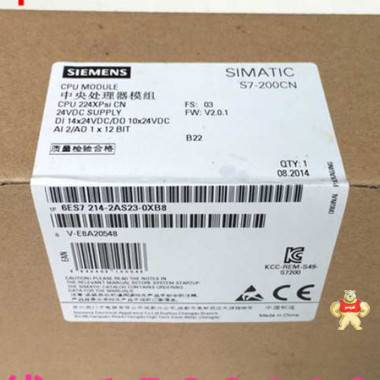 现货S7-200CN 西门子PLC CPU224XP 6ES7214 6ES7 214-2AS23-0XB8 S7-200,触摸屏,变频器,电线电缆,模块