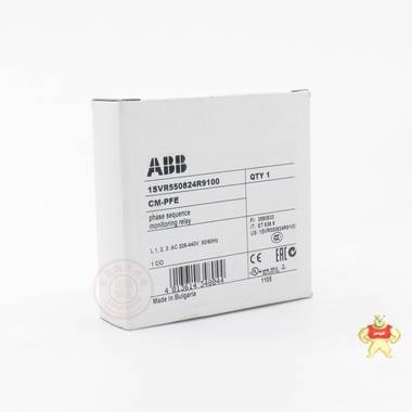 全新ABB相序监视器 CM-PFE 208-440VAC；10012574；1SVR550824R9100 ABB相序监视器,10012574,1SVR550824R9100,全新ABB,CM-PFE 208-440VAC