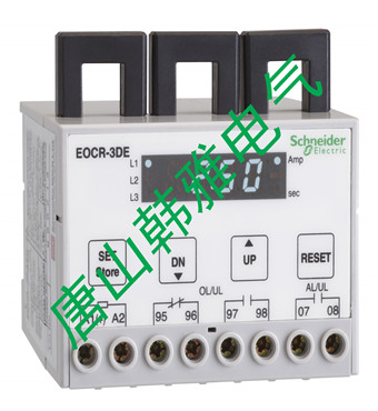施耐德EOCR-3DM电子式过电流继电器 施耐德,韩国三和,韩国SAMWHA,电子式继电器,EOCR-DS1
