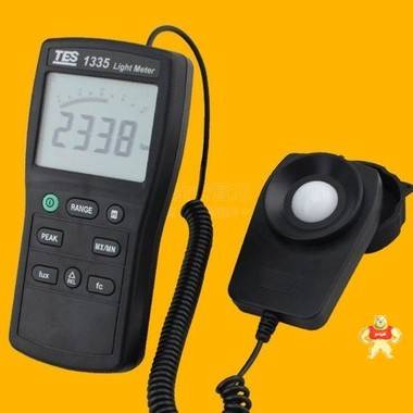 供应台湾泰仕TES-1335数字式照度计0到400K Lux 照度计,数字式照度计,TES-1335
