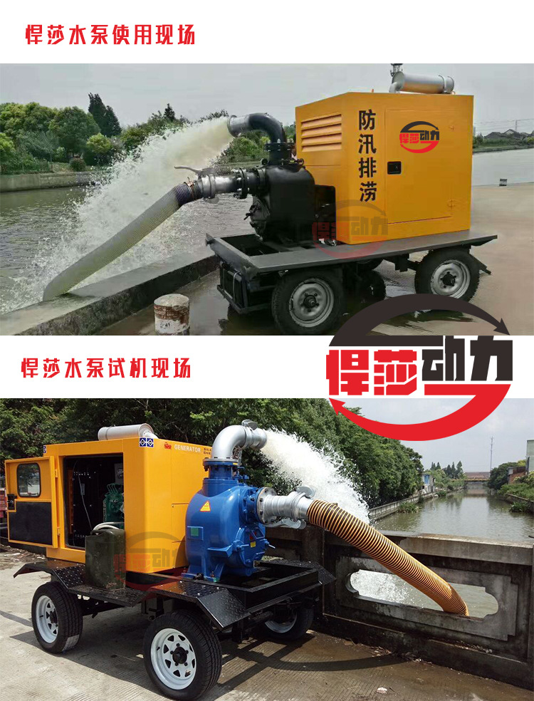 三防防汛排澇拖車泵 8寸移動式泵車 8寸防汛柴油泵車 大口徑泵車 柴油機防汛水泵,移動式防汛水泵,防汛排澇水泵,移動拖車水泵,市政搶險水泵