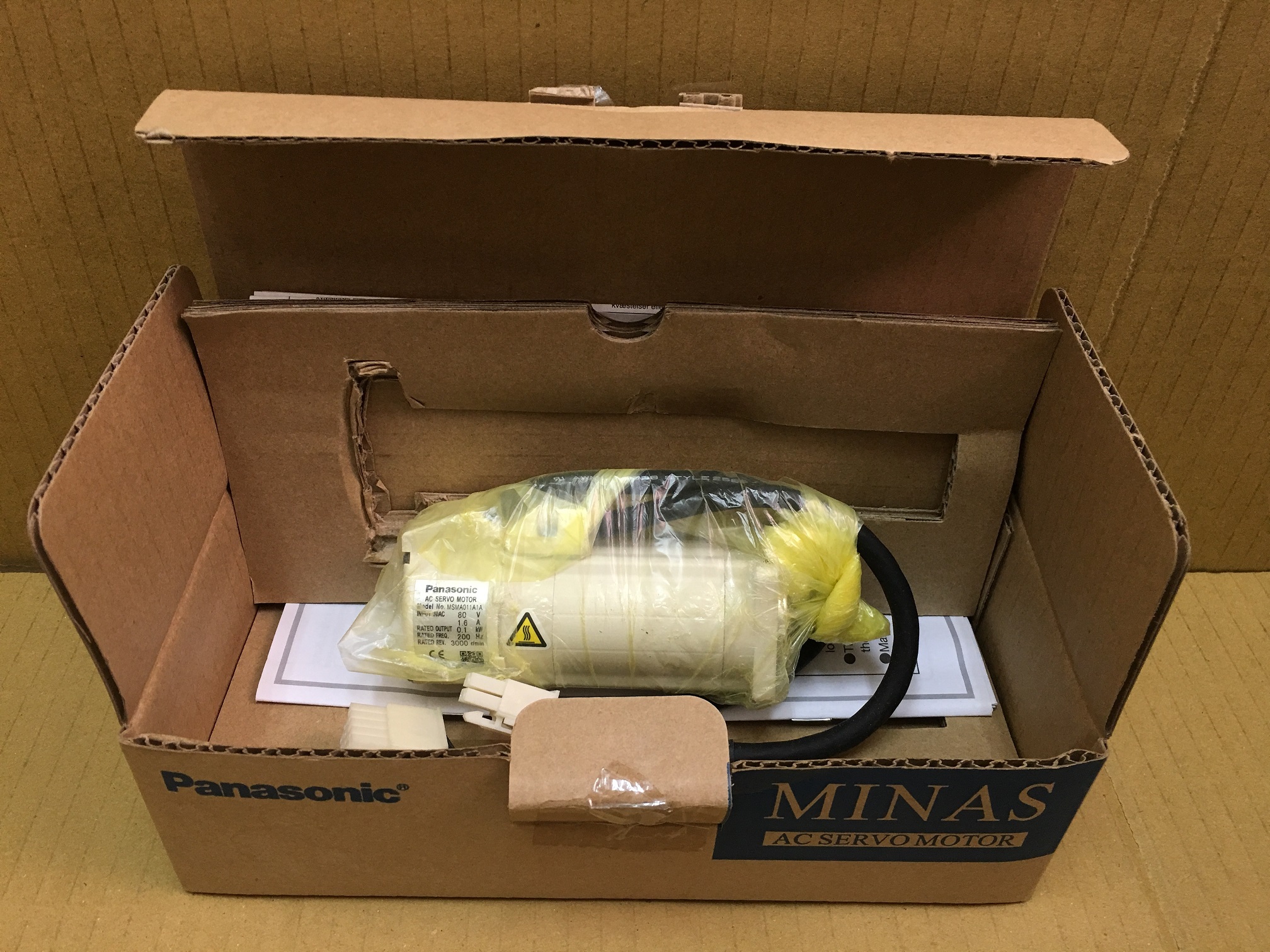 松下伺服电机Panasonic AC servo motor MSMA011A1A