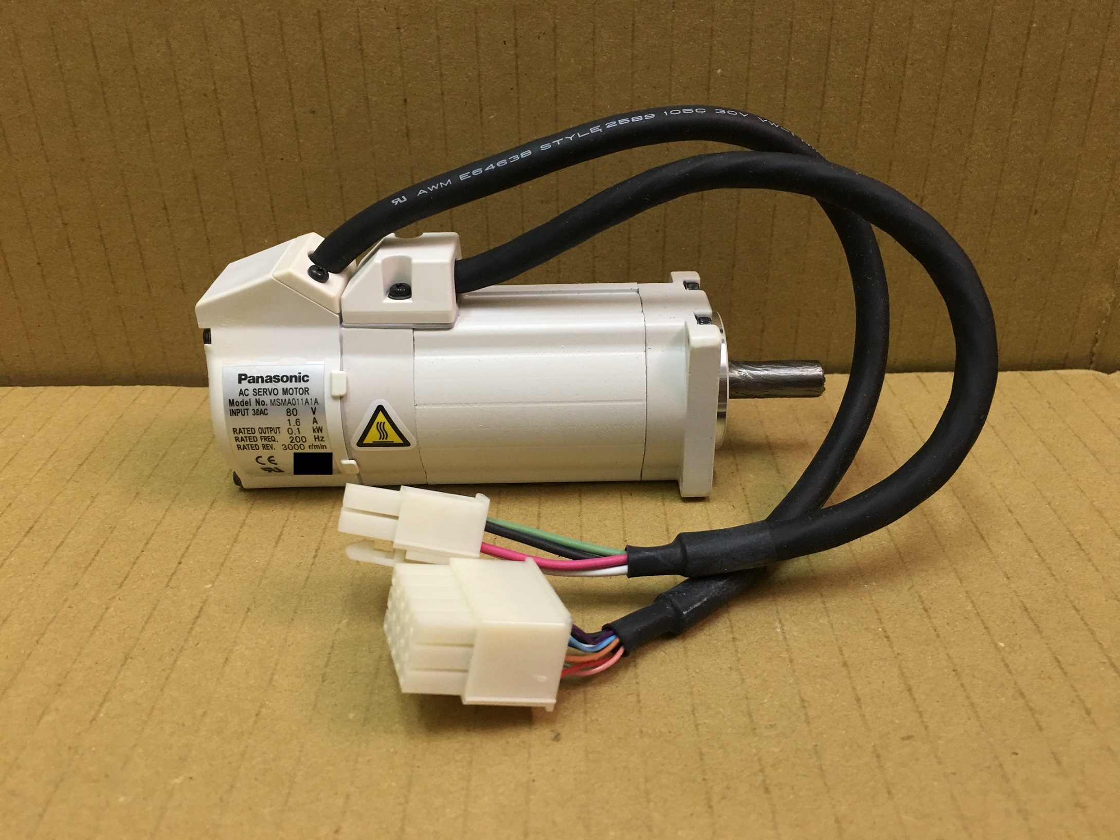 松下伺服电机Panasonic AC servo motor MSMA011A1A
