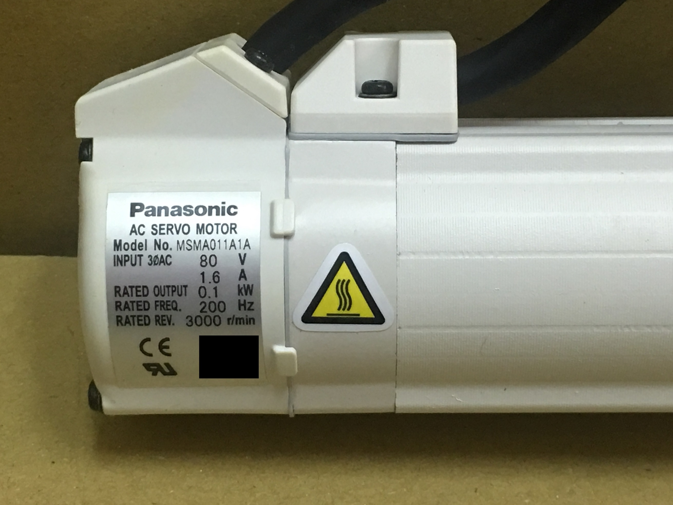 松下伺服电机Panasonic AC servo motor MSMA011A1A