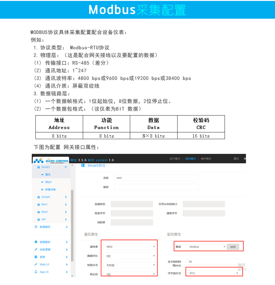 微控 工业网关协议转换器modbus转cdt 协议转换器 Modbus网关 modbus转cdt,modbus网关,协议转换器