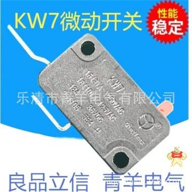 青羊KW7电热水器龙头微动开关 反脚 游戏机 电动螺丝批 电炸炉 开关