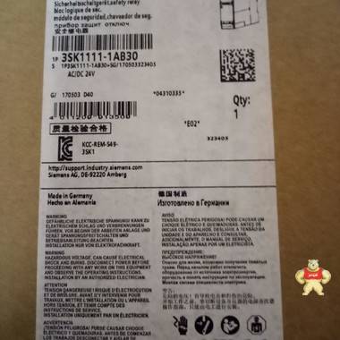 西门子安全继电器  3SK1213-2AJ20 3SK1111-1AB30,安全继电器,货期快,西门子