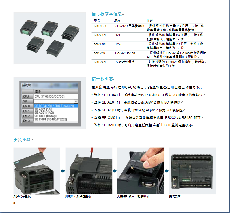 西门子EM DP01