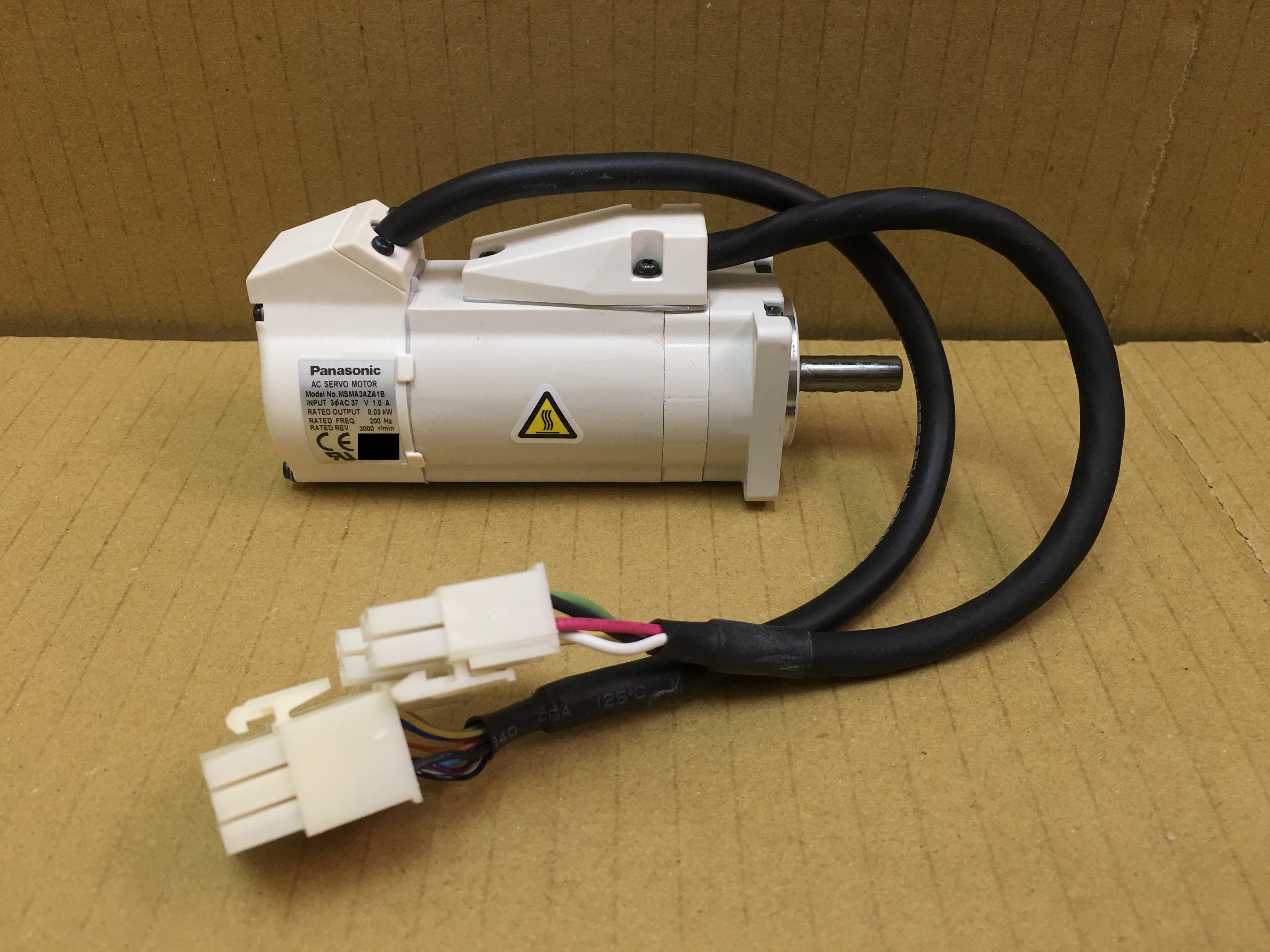 松下伺服电机Panasonic AC servo motor MSMA3AZA1B