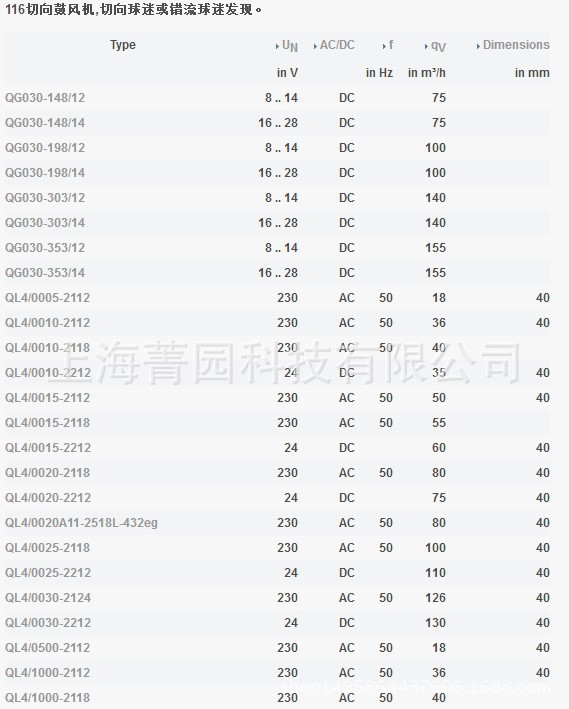 QLK45/1200-2513-EBM切向鼓风机现货 其他品牌