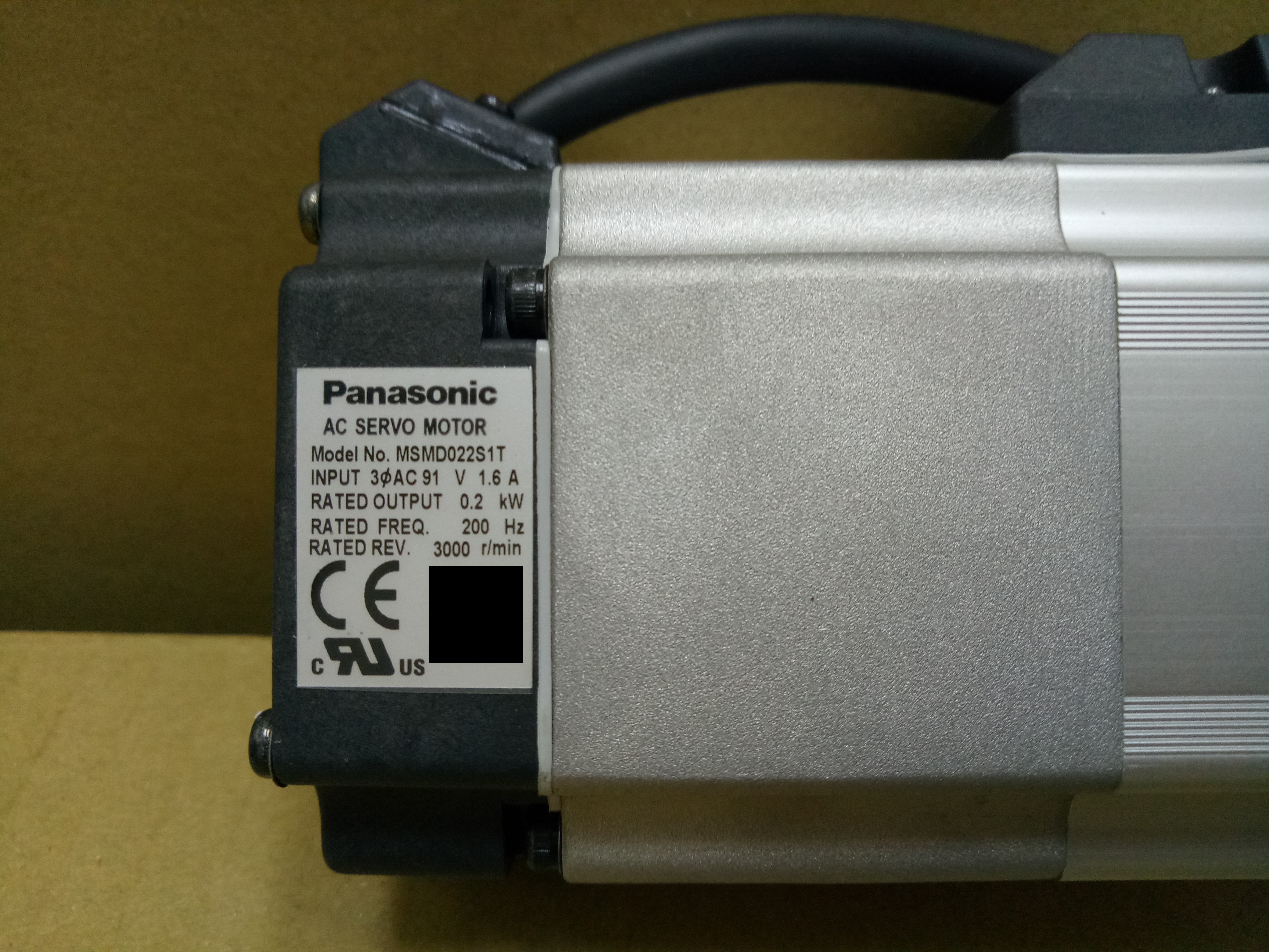 松下伺服电机Panasonic AC servo motor MSMD022S1T