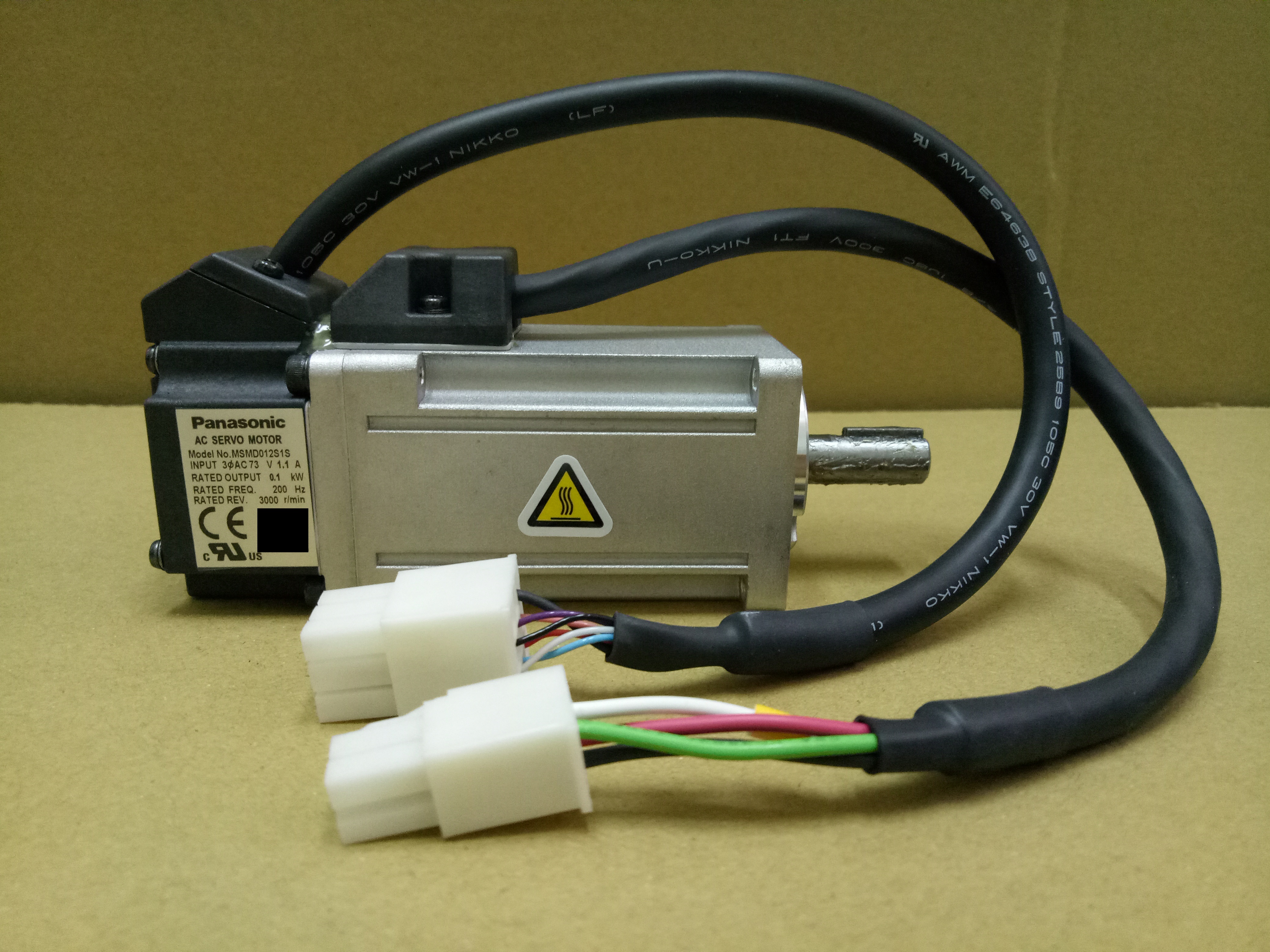 松下伺服电机Panasonic AC servo motor MSMD012S1S MSMD012S1S,Panasonic AC servo motor,松下伺服马达,国际牌松下电机,国际牌松下电动机