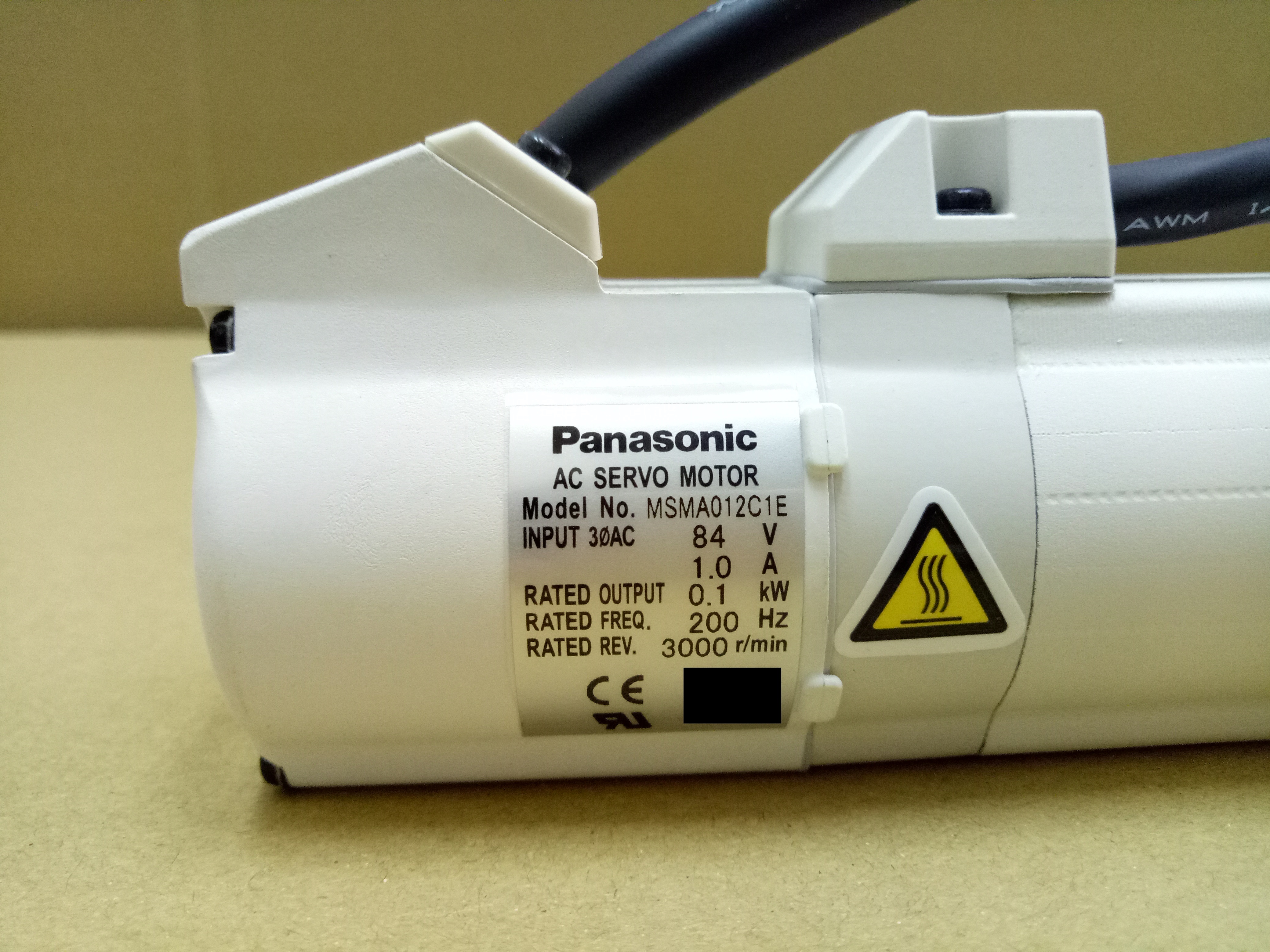 【明碼標價! 貨真價實~~】松下伺服电机Panasonic AC servo motor MSMA012C1E