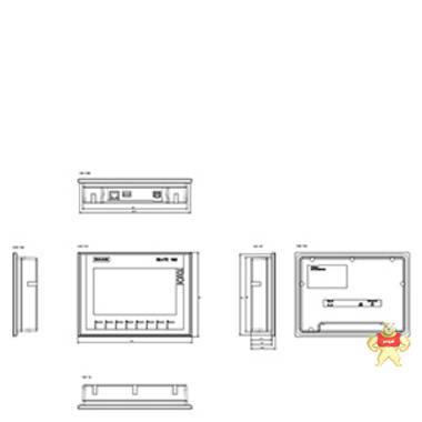 SIMATIC HMI，KTP700 基本版 6AV2123-2GB03-0AX0 6AV2123-2GB03-0AX0,西門子觸摸屏,觸摸屏,西門子PLC,SIEMENS