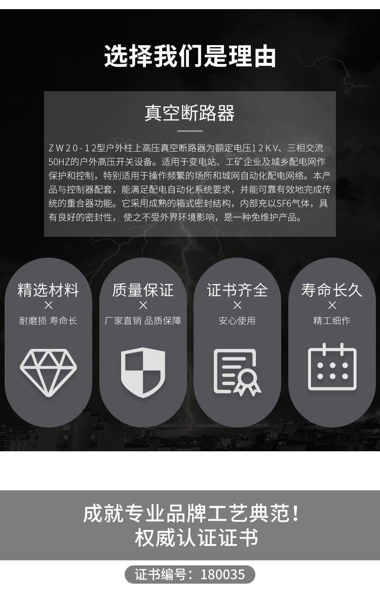 ZW20-12FG/630-20户外高压真空断路器智能型真空断路器 ZW20,ZW20-12,ZW20真空断路器,ZW20智能真空断路器,ZW20高压真空断路器