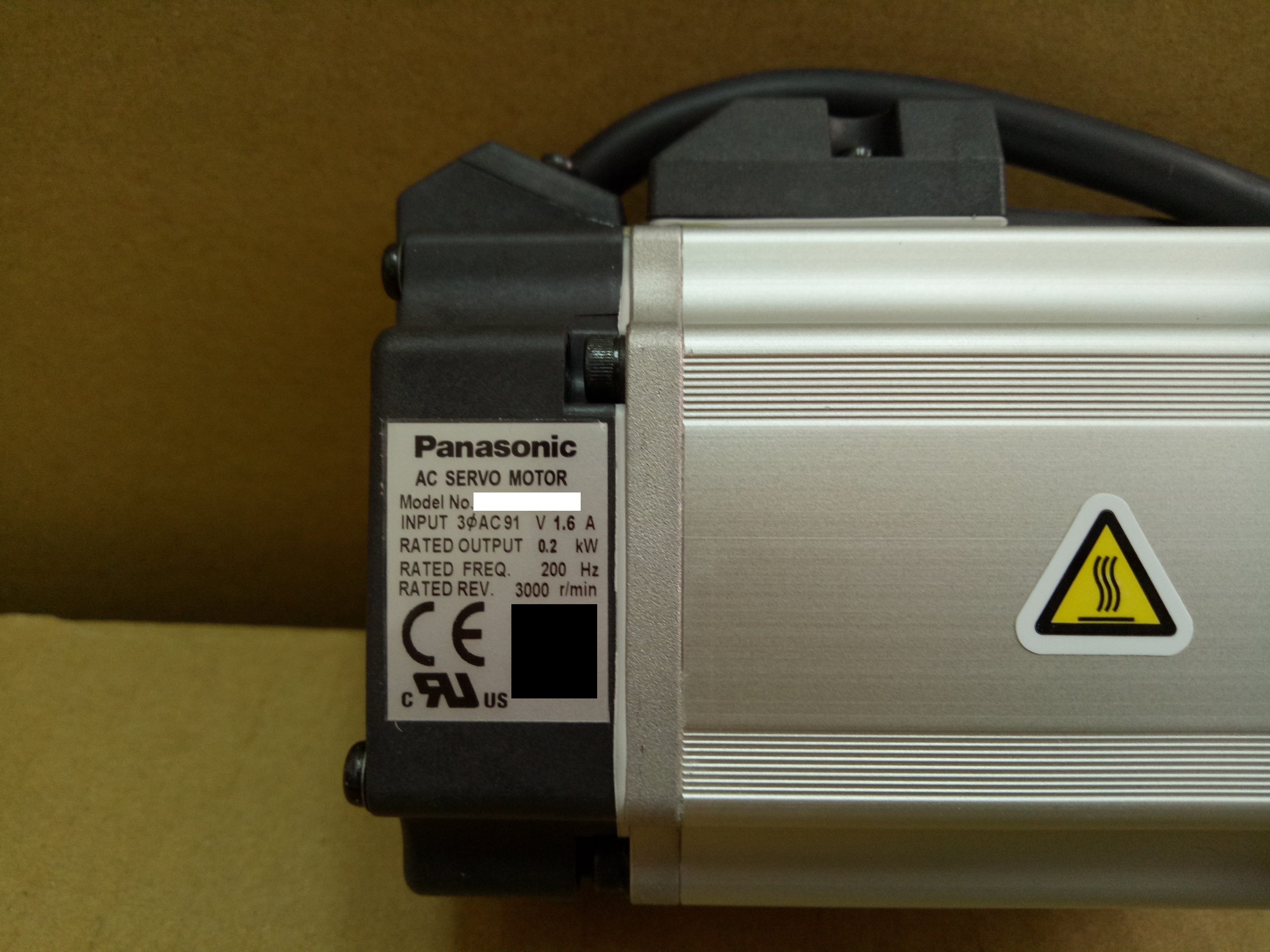 松下伺服电机Panasonic AC servo motor MSM012A1A