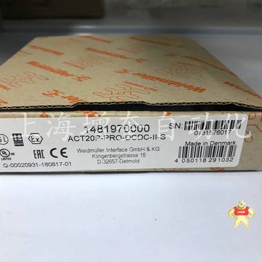 魏德米勒变送器ACT20P-PRO DCDC II-S  1481970000 ACT20P-PRO DCDC II-S,1481970000,魏德米勒,变送器,信号变送器