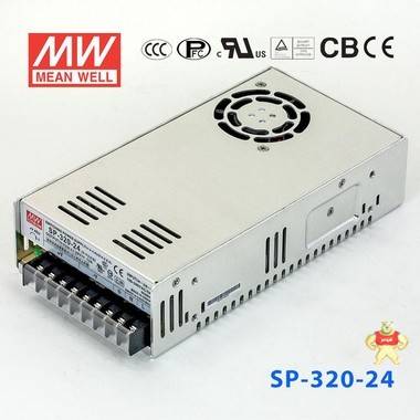 台湾明纬 SP-320-15 带PFC直流输出开关电源300W/15V/20A三年保固 明纬电源320W,明纬开关电源,台湾明纬开关电源,开关电源15V,工控开关电源