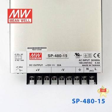 台湾明纬SP-480-24带PFC直流工控开关电源500W/24V/20A三年保固 明纬电源480W,明纬开关电源,台湾明纬开关电源,开关电源24V,PFC工控开关电源