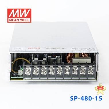台湾明纬SP-480-24带PFC直流工控开关电源500W/24V/20A三年保固 明纬电源480W,明纬开关电源,台湾明纬开关电源,开关电源24V,PFC工控开关电源