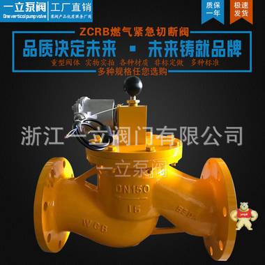 一立阀门ZCRB电磁式燃气紧急切断阀常开常闭防爆型DN100/150/200 其他品牌