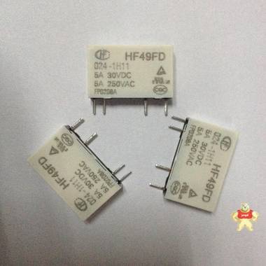 【原装新货】供应宏发继电器HF49F/005-1H1T 继电器,功率继电器,PCB继电器,PLC继电器,宏发继电器