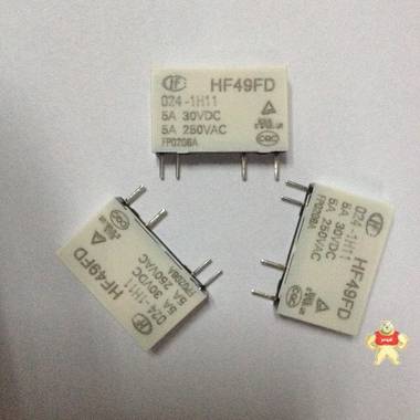 【原装新货】供应宏发继电器HF49F/005-1H1T 继电器,功率继电器,PCB继电器,PLC继电器,宏发继电器