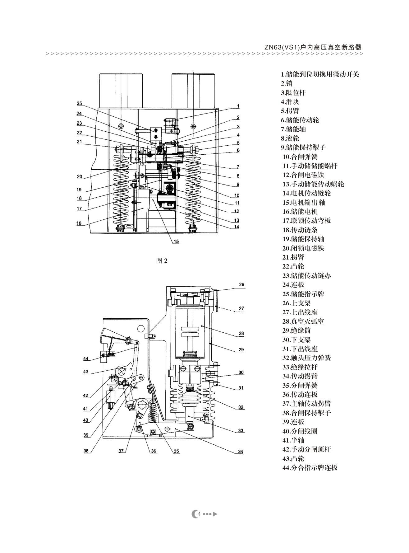 ZN63A（VS1）-12户内高压真空断路器 ZN63AVS1-12户内高压真空断路器,户内高压真空断路器,ZN63AVS1-12