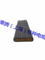 上海栗腾***电梯电缆 TVVB 一字排列型扁电缆 载人电梯电缆