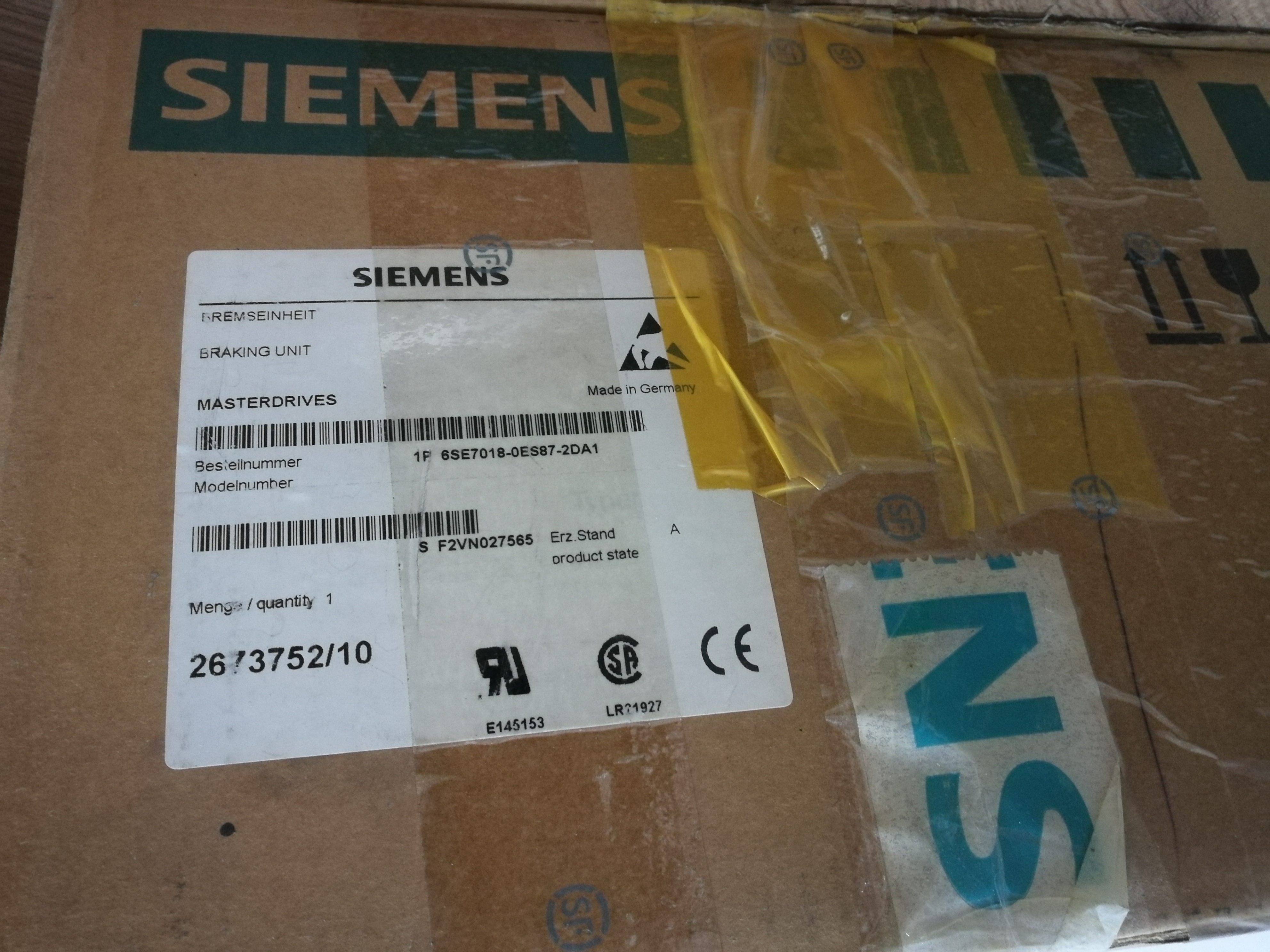 西门子SIEMENS制动单元6SE7018-0ES87-2DA1现货供应西门子,SIEMENS,制动单元,6SE7018-0ES87-2DA1,6SE7018-0ES87