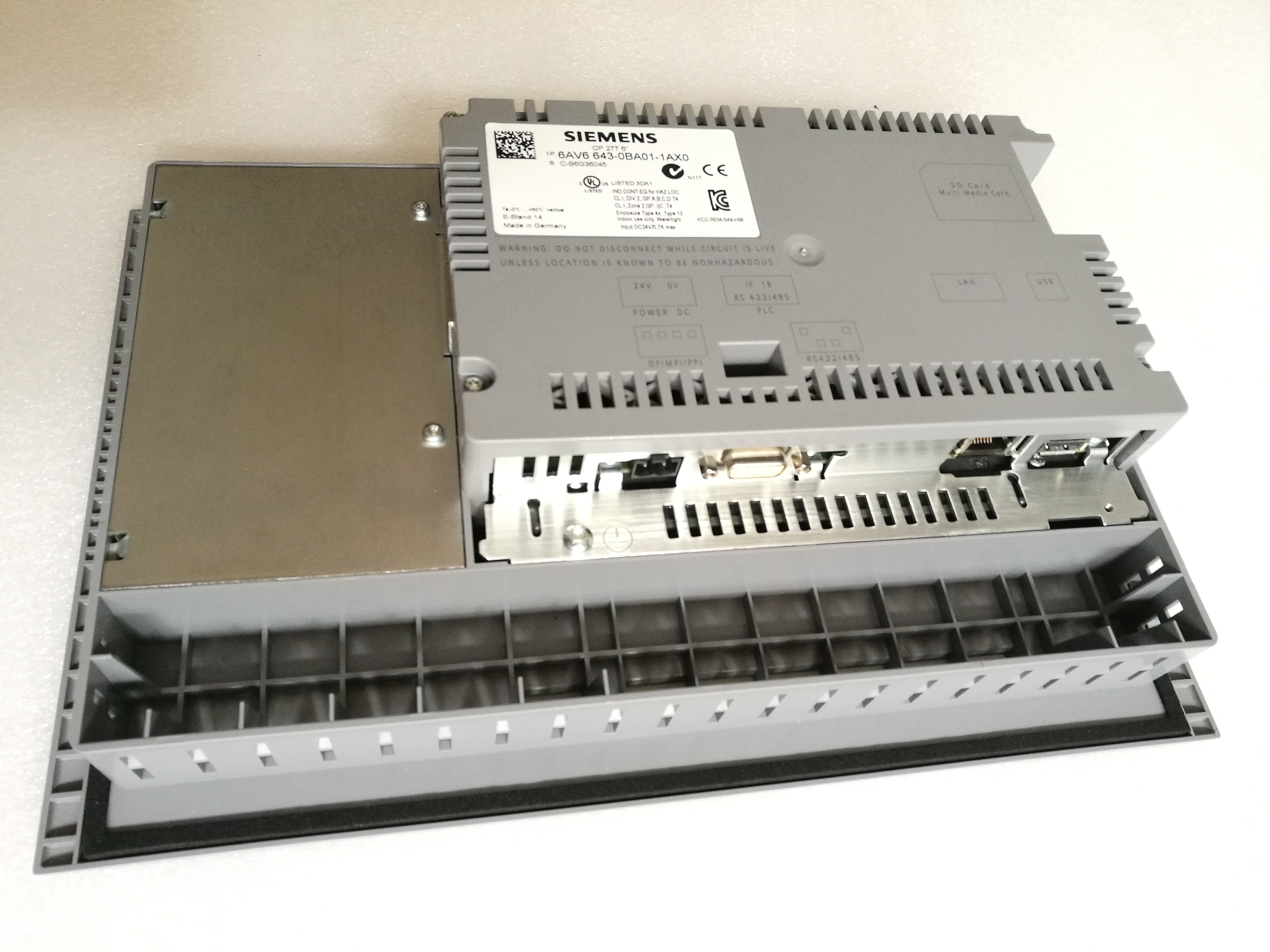 西门子 SIEMENS 触摸屏HMI 6AV6643-0BA01-1AX0 现货 SIMATIC PANEL