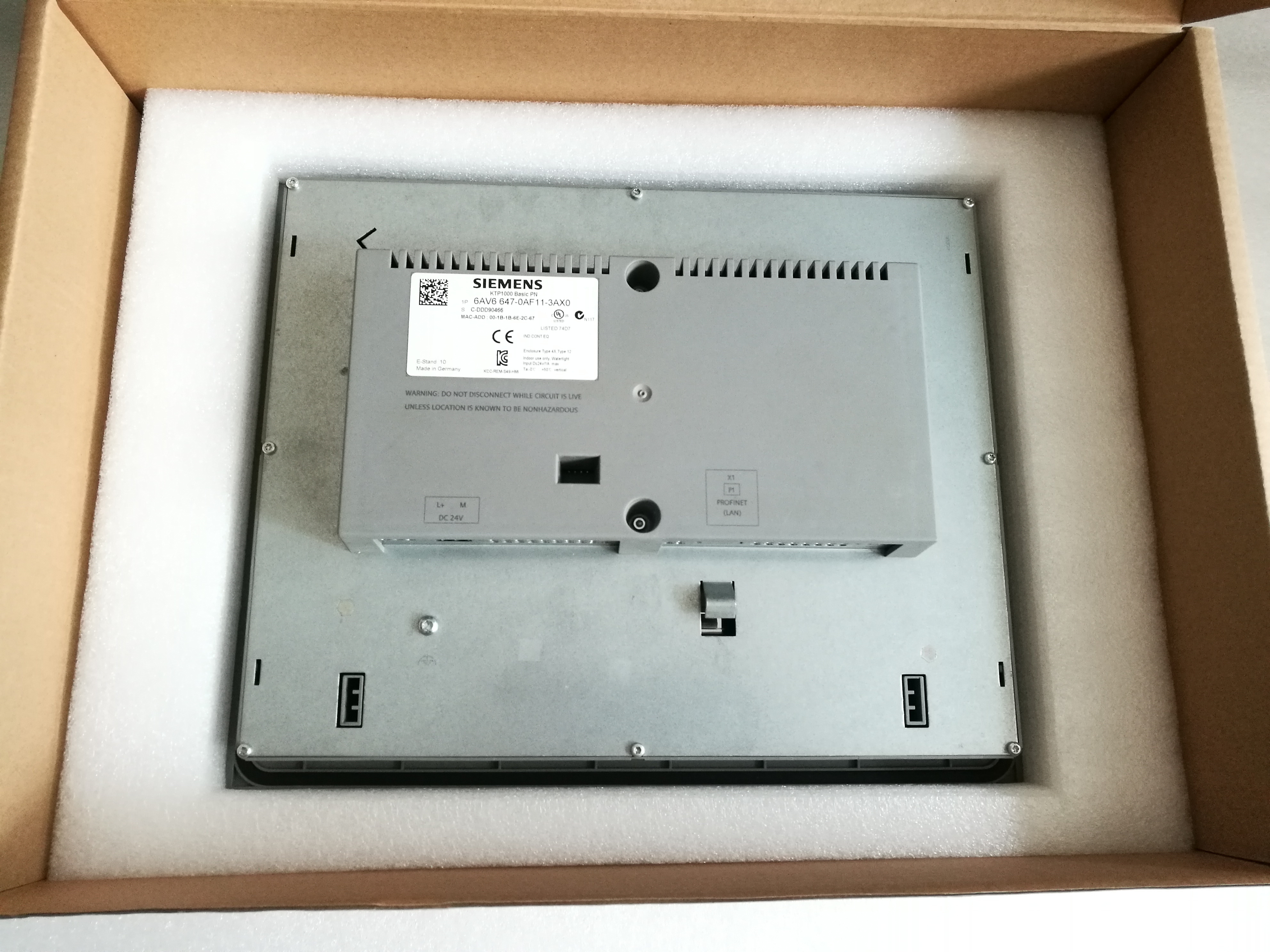 西门子 SIEMENS 触摸屏HMI 6AV6647-0AF11-3AX0 现货 SIMATIC PANEL