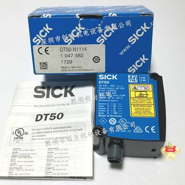 西克SICK光电开关传感器DT50-N1114，全新原装1047582 DT50-N1114,1047582,光电开关,传感器,现货