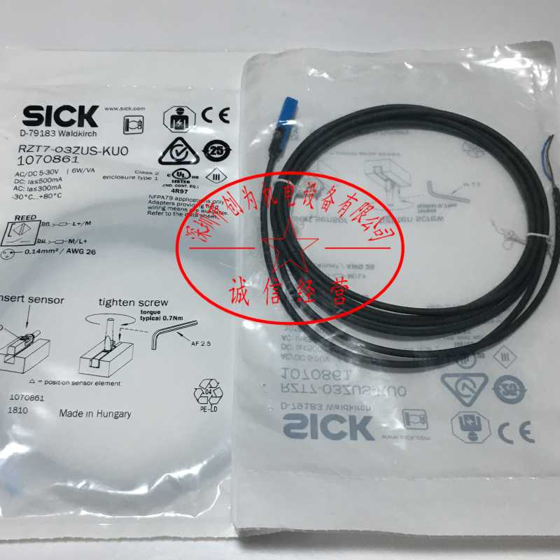 德国西克SICK光电开关传感器RZT7-03ZUS-KU0 1070861全新原装现 RZT7-03ZUS-KU0,1070861,磁性开关,全新原装正品