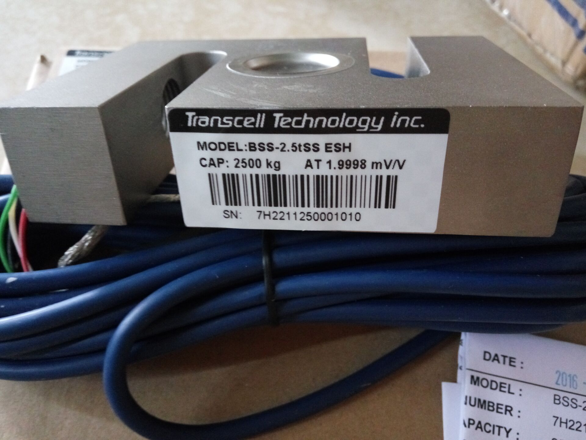 美国传力BSS-1T/2T/2.5T/3T/5tSSESH不锈钢称重传感器