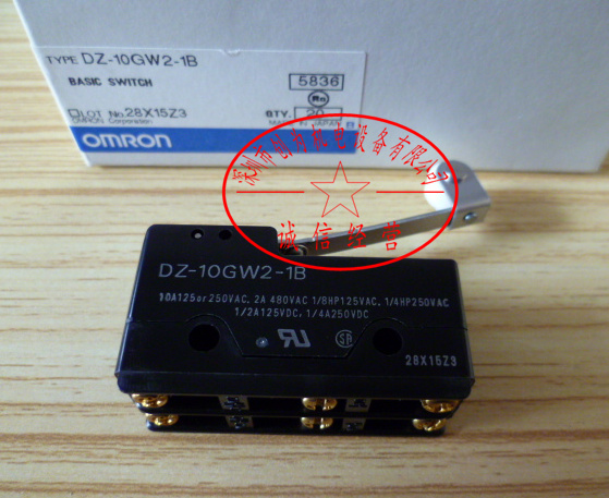 日本欧姆龙OMRON微动开关DZ-10GW2-1B传感器，全新原装正品现货 