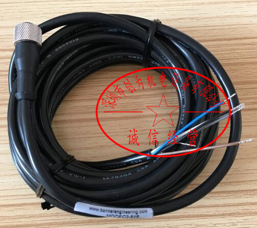 美国邦纳BANNER传感器电缆MQDEC2-530RA全新原装正品 MQDEC2-530RA,连接线,全新原装正品,电缆