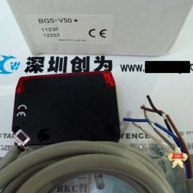 日本奥普士OPTEX光电开关BGS-V50，全新原装 BGS-V50,光电开关,传感器