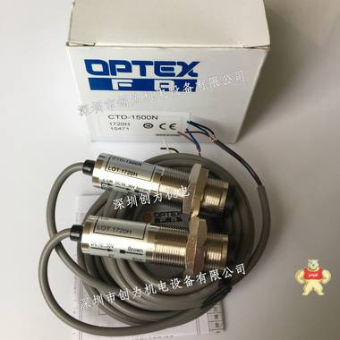 日本奥普士OPTEX光电开关CTD-1500N全新原装现货 CTD-1500N,光电开关,传感器