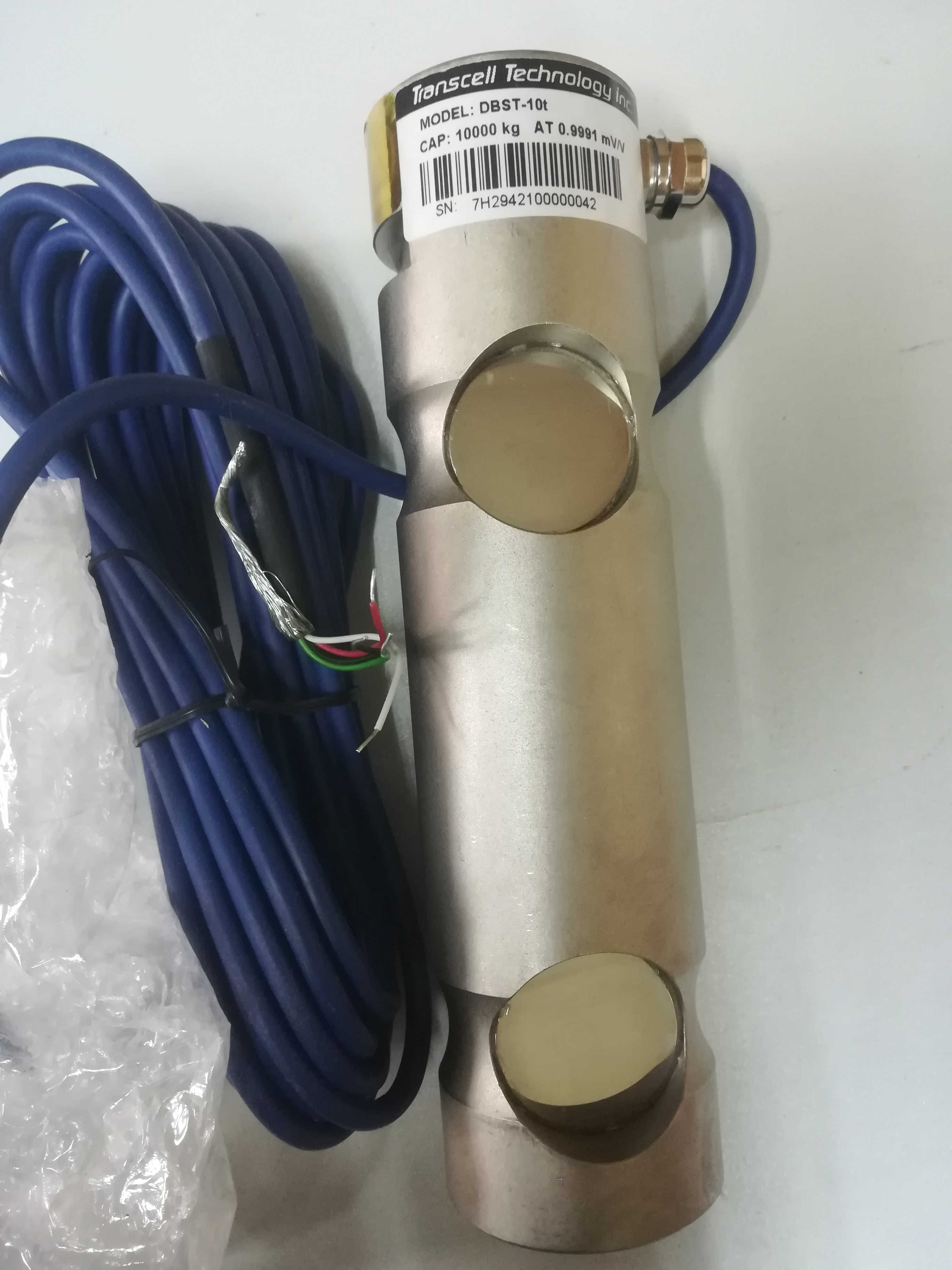美国传力DBST-5t双剪切梁式称重传感器,Transcell传感器DBST-10t
