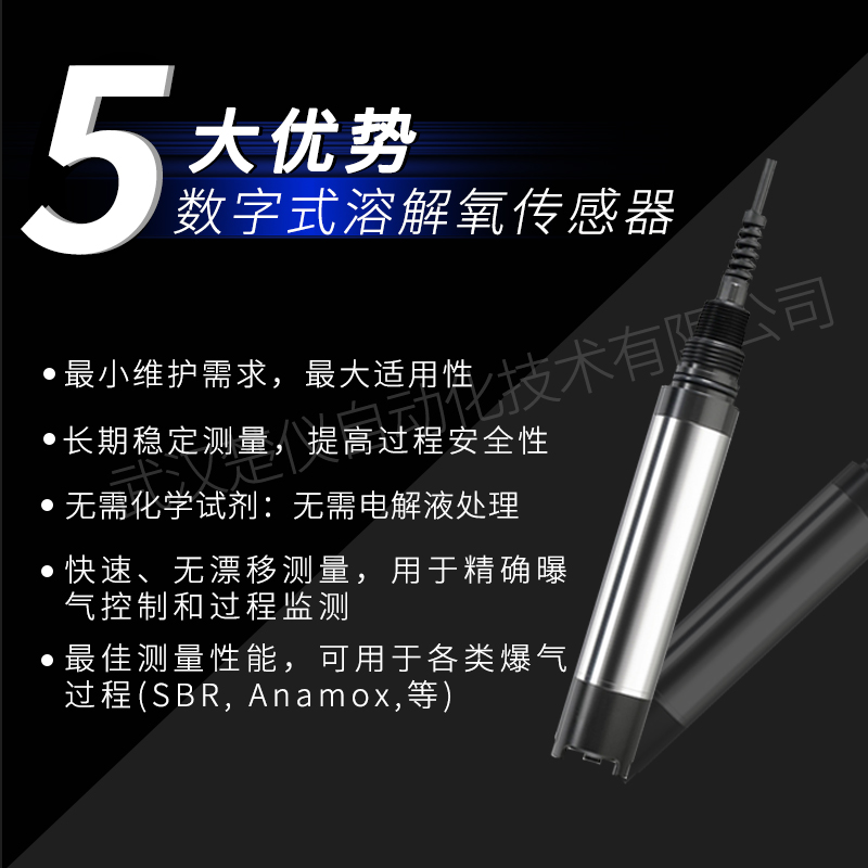 德国E+H溶氧探头COS61D-AAA1A3高性能数字式荧光法溶解氧传感器