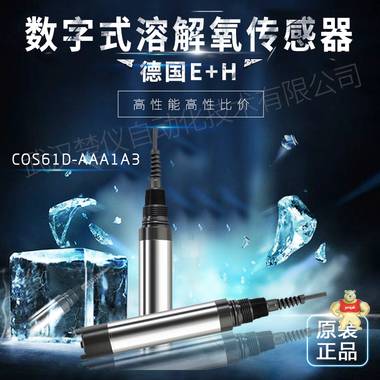 德国E+H溶氧探头COS61D-AAA1A3高性能数字式荧光法溶解氧传感器 